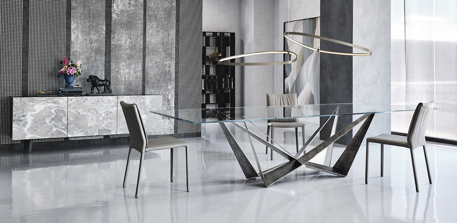 Стол Skorpio — Cattelan Italia, стекло, фото 2
