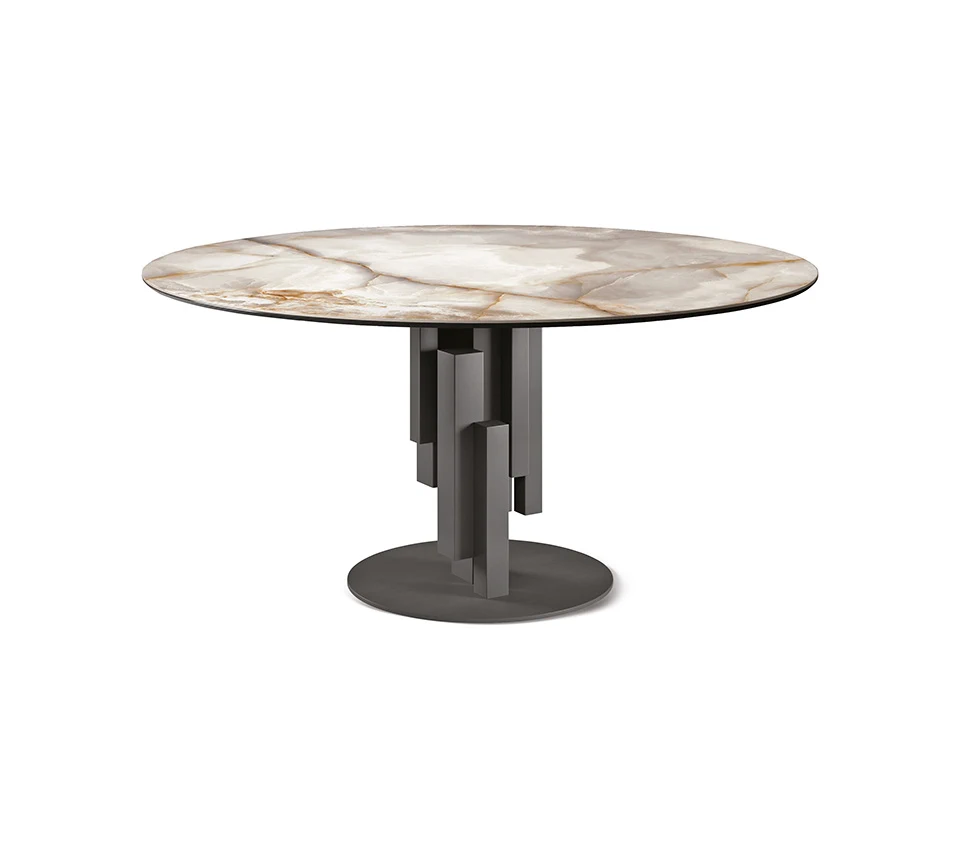 Стол Skyline Keramik Round — Cattelan Italia, мрамор, фото 2
