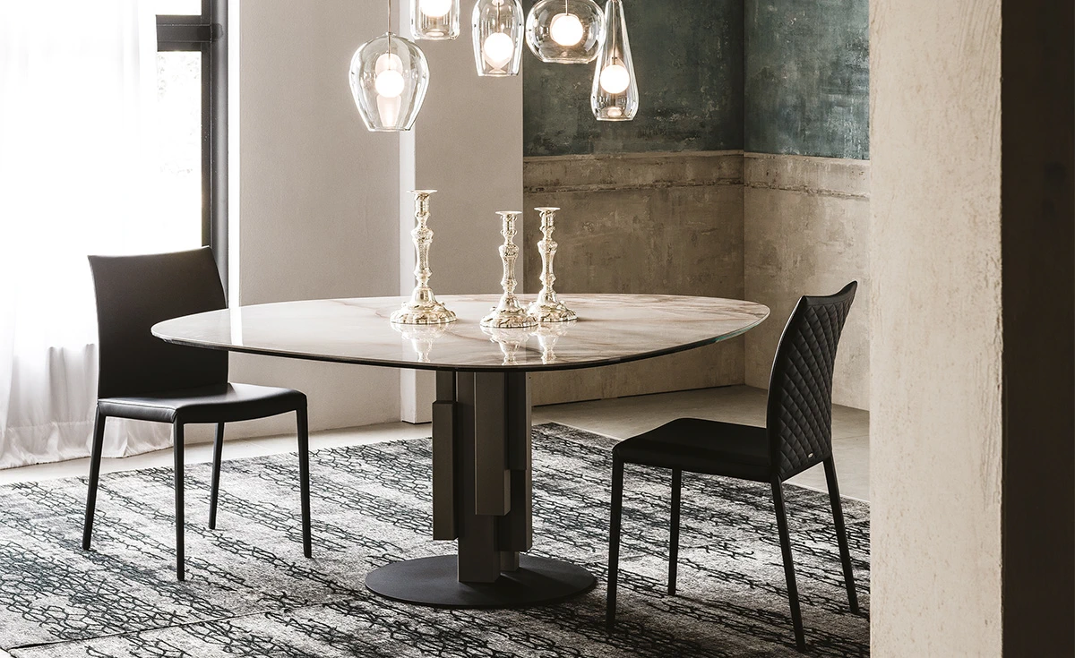 Стол Skyline Keramik Round — Cattelan Italia, мрамор, фото 5