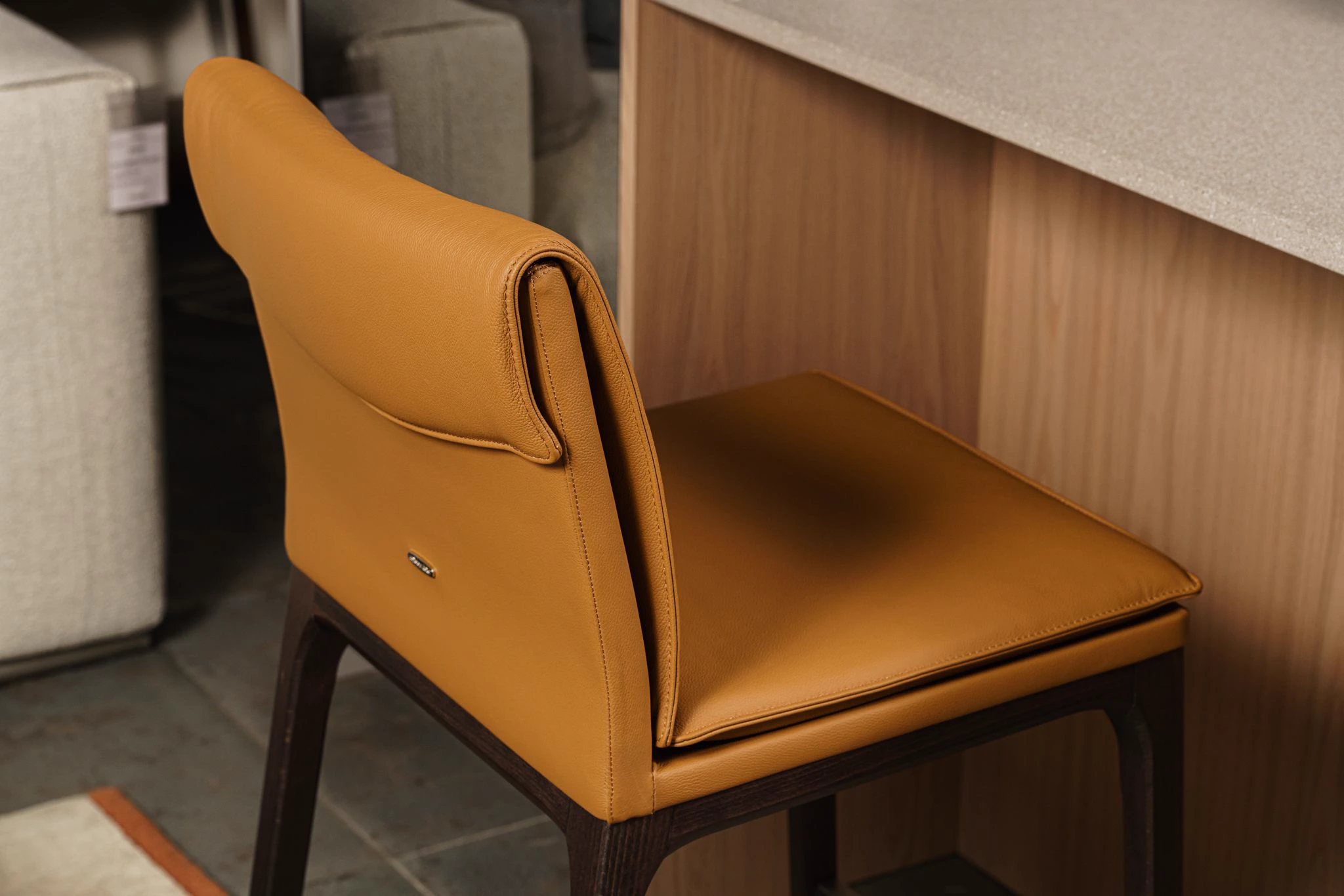 Барный стул Sofia Pelle 982 cognac — Cattelan Italia, нубук, фото 5
