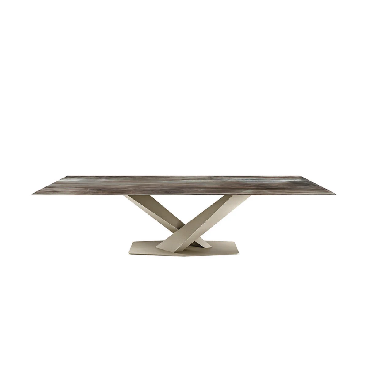 Стол Stratos Crystalart — Cattelan Italia, металл