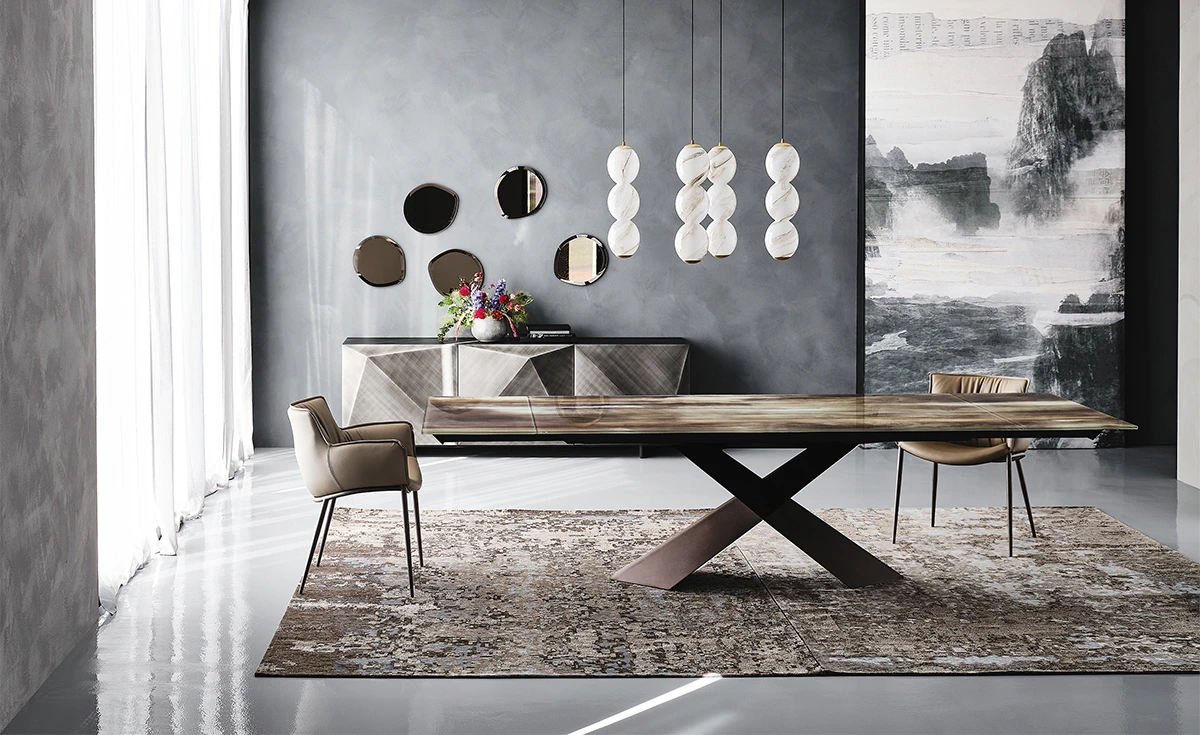Стол Tyron Crystalart Drive — Cattelan Italia, металл, фото 5