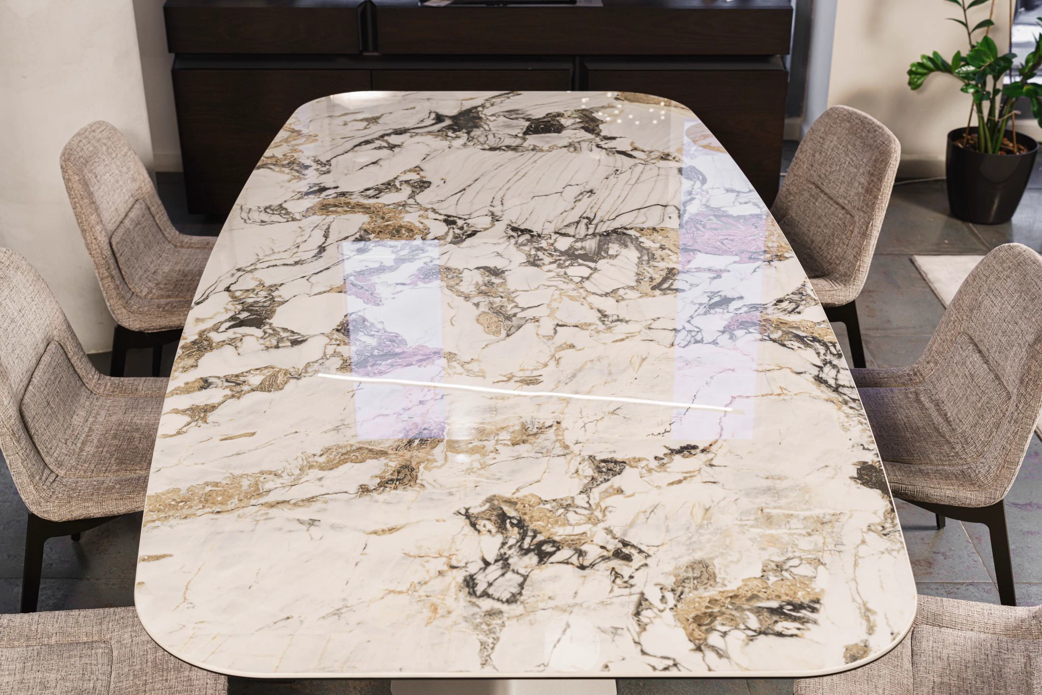 Стол Tyron Keramik KM11 Makalu — Cattelan Italia, стекло, фото 6