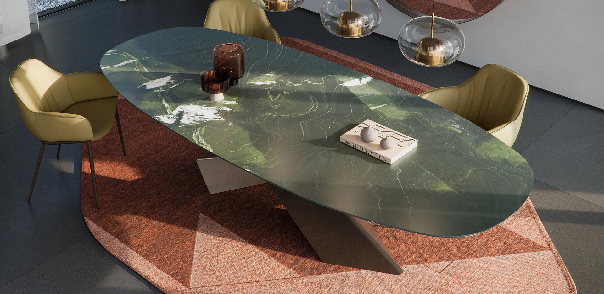 Стол Tyron Marble — Cattelan Italia, мрамор, фото 2