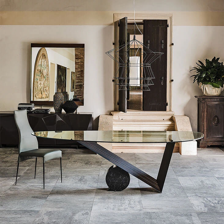 Современный дизайн Стол Valentino — Cattelan Italia, мрамор, фото 6