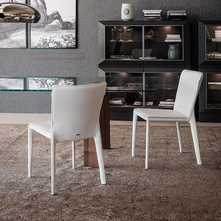 Современный дизайн Стул Vittoria — Cattelan Italia, нубук, фото 2
