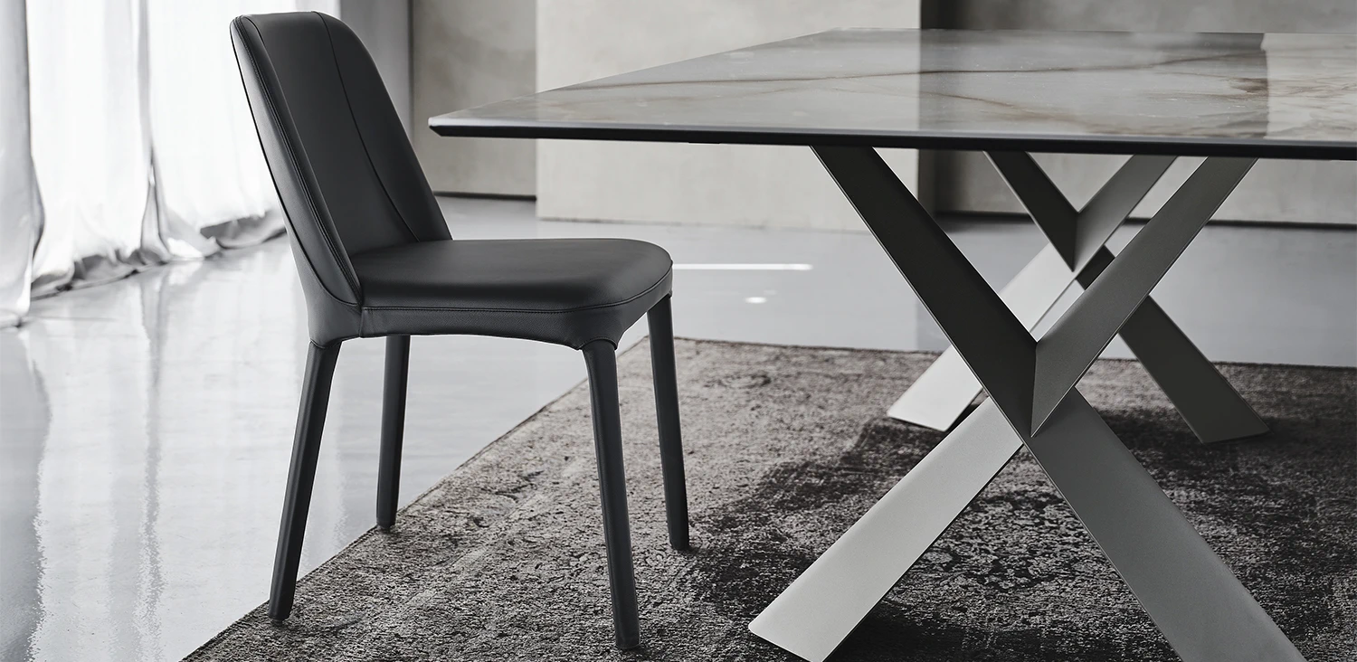 Стул Wilma — Cattelan Italia, нубук, фото 6