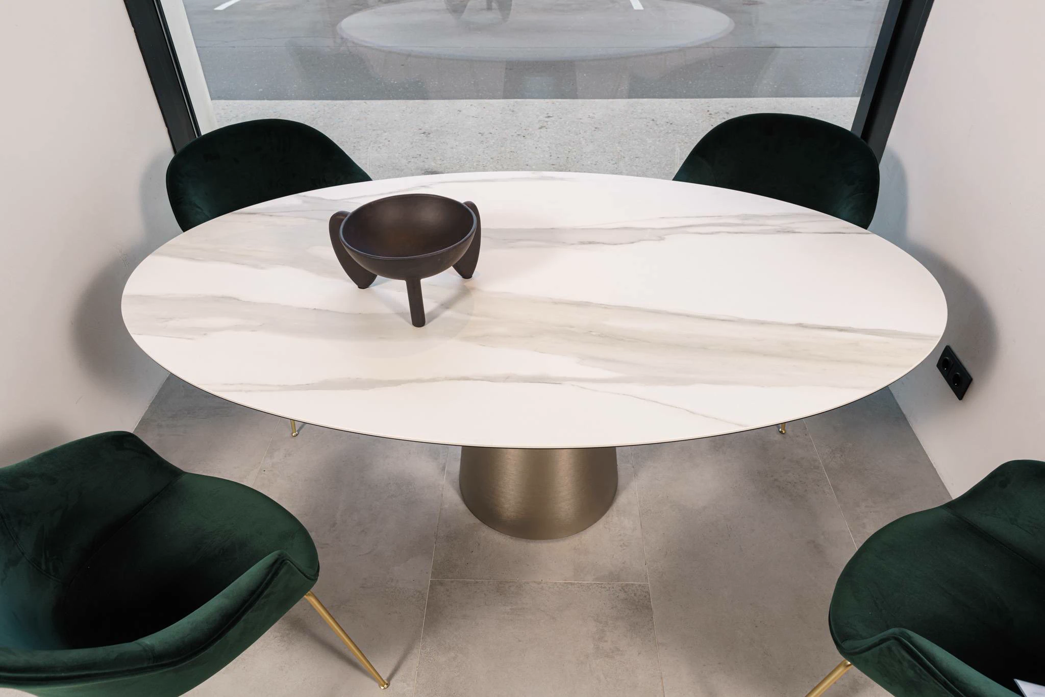 Стол Yoda Keramik Golden Calacatta — Cattelan Italia, керамика, фото 3