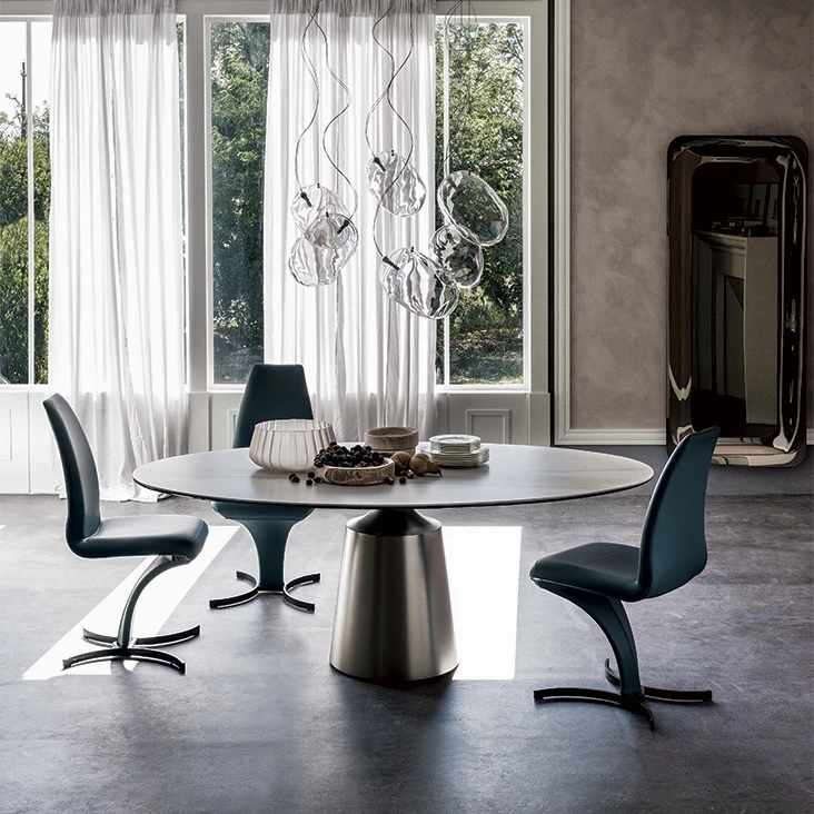 Стол Yoda Keramik Golden Calacatta — Cattelan Italia, керамика