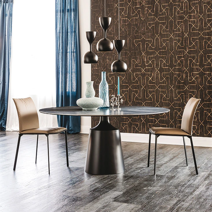 Стол Yoda Keramik Round Ardesia — Cattelan Italia, керамика, фото 6