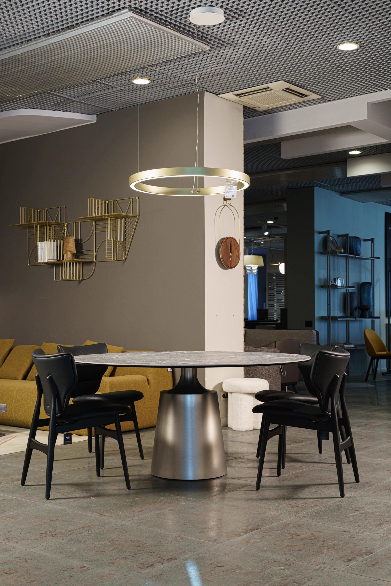 Стол Yoda Keramik Round KM13 Arenal — Cattelan Italia, керамика, фото 6