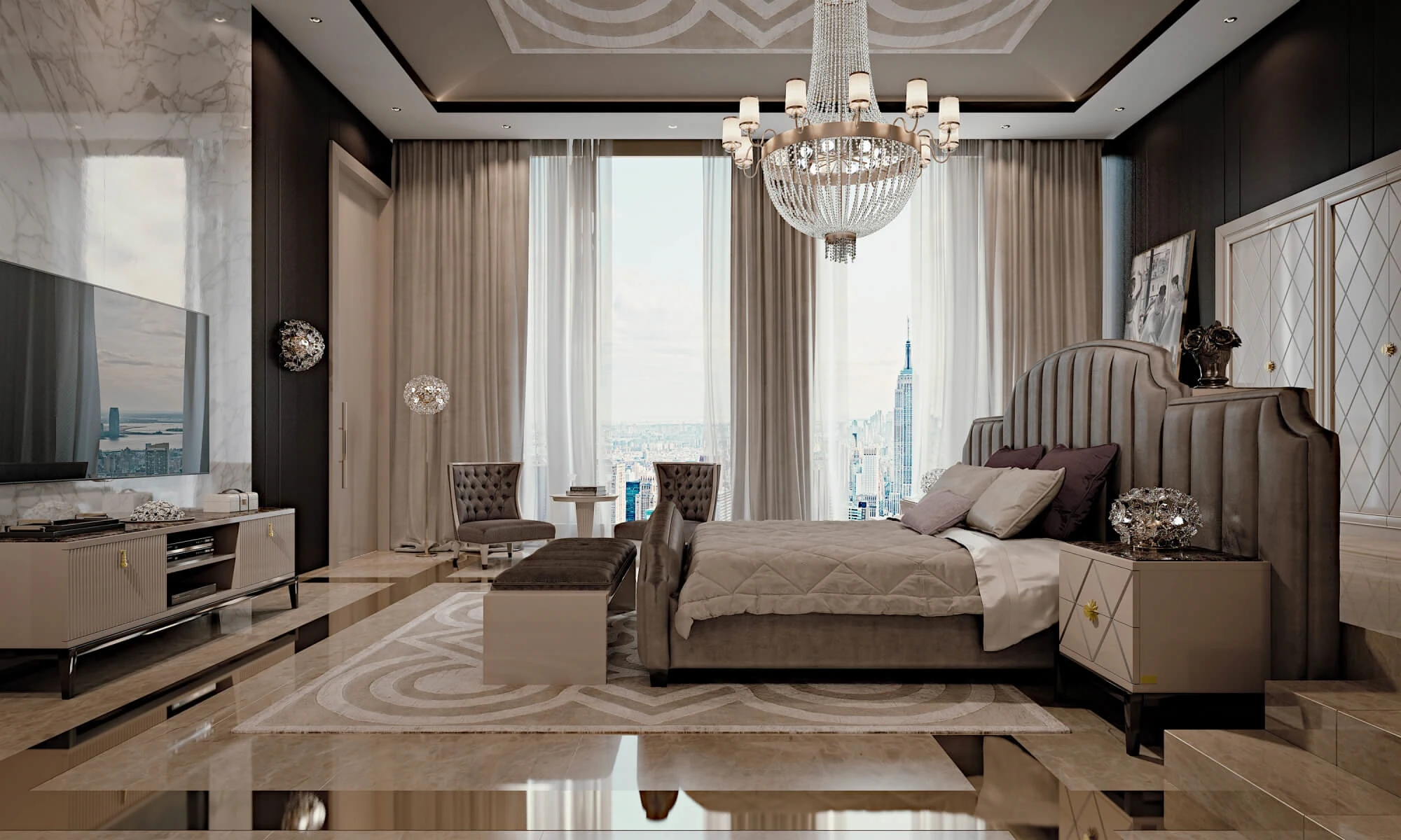 Кровать Sidney — Cavio Casa, текстиль, фото 2