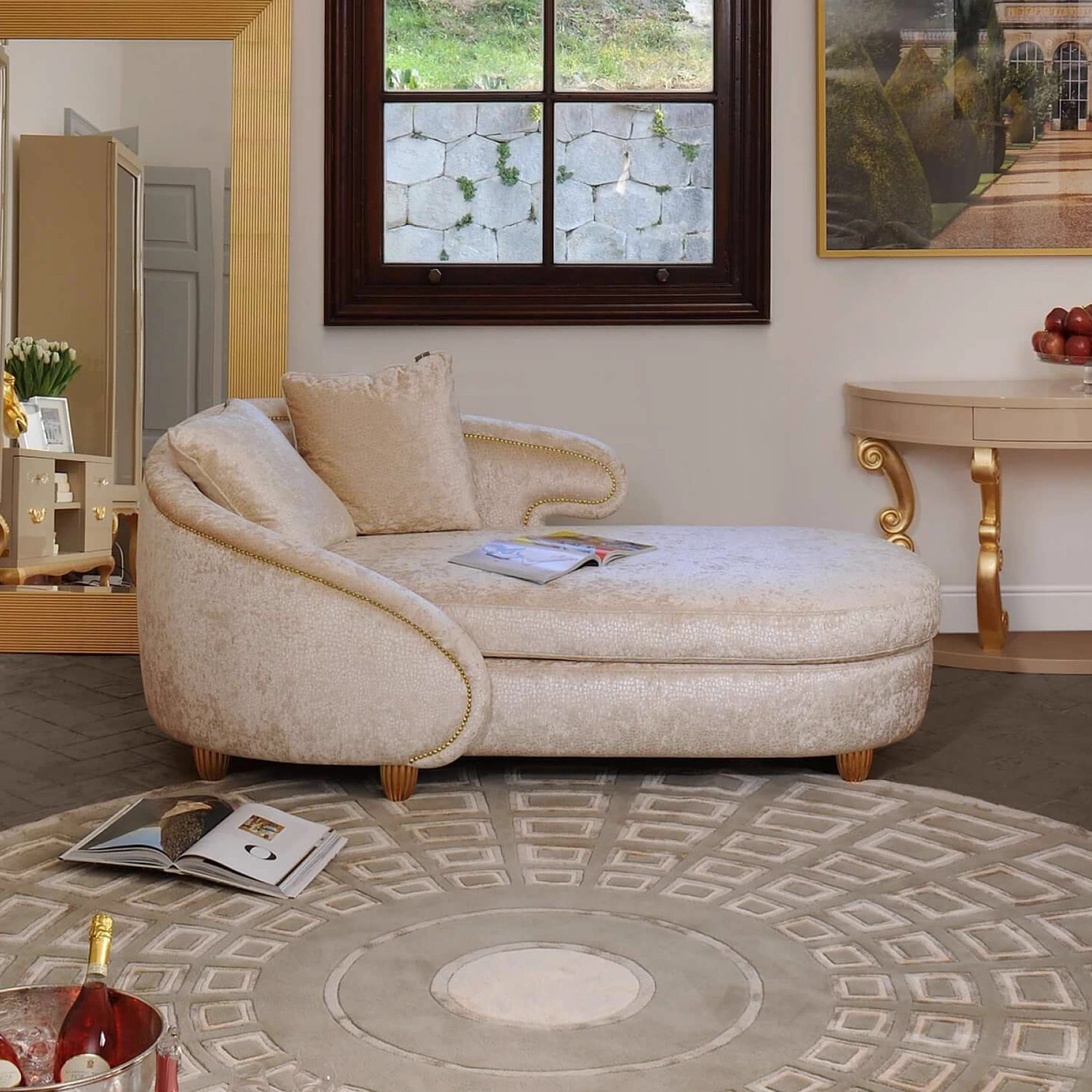 Кушетка Verona — Cavio Casa, текстиль