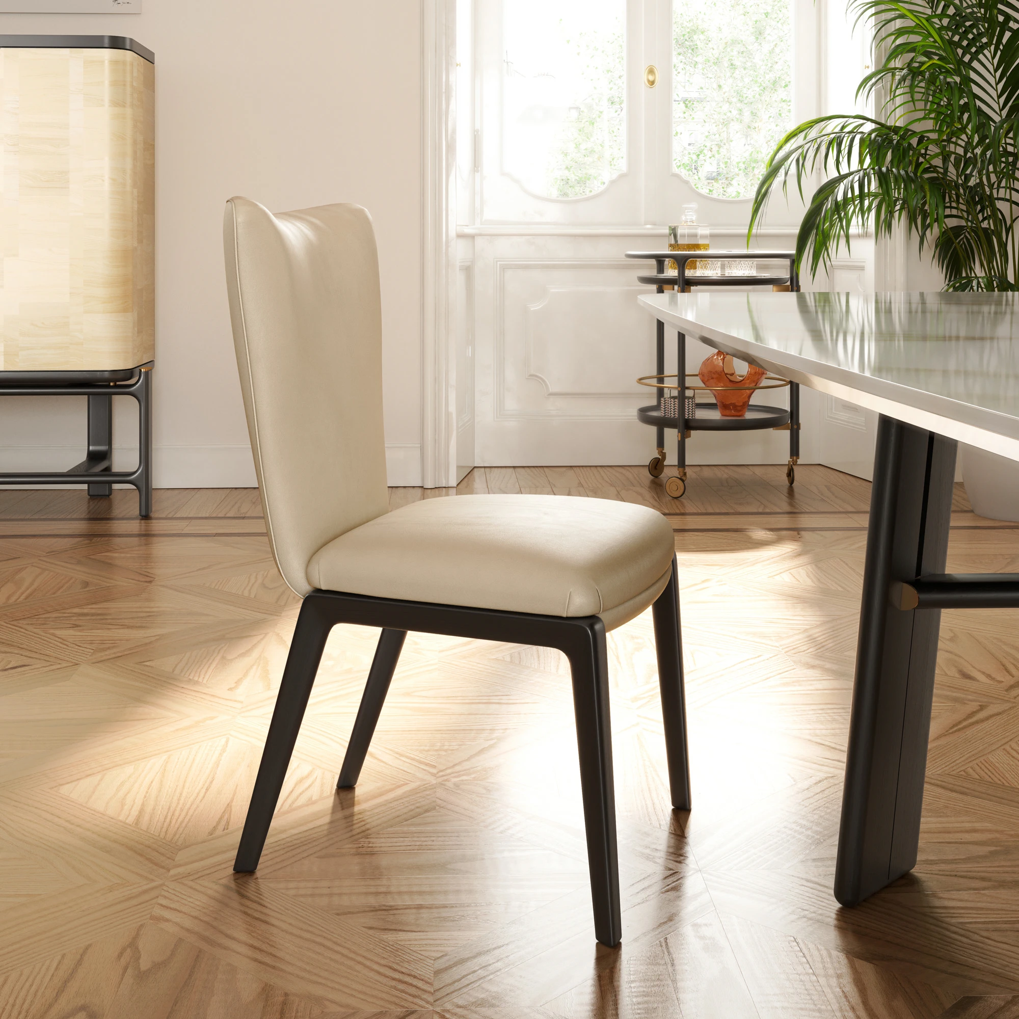 Стул DUO Chair — Ceccotti, кожа, фото 6
