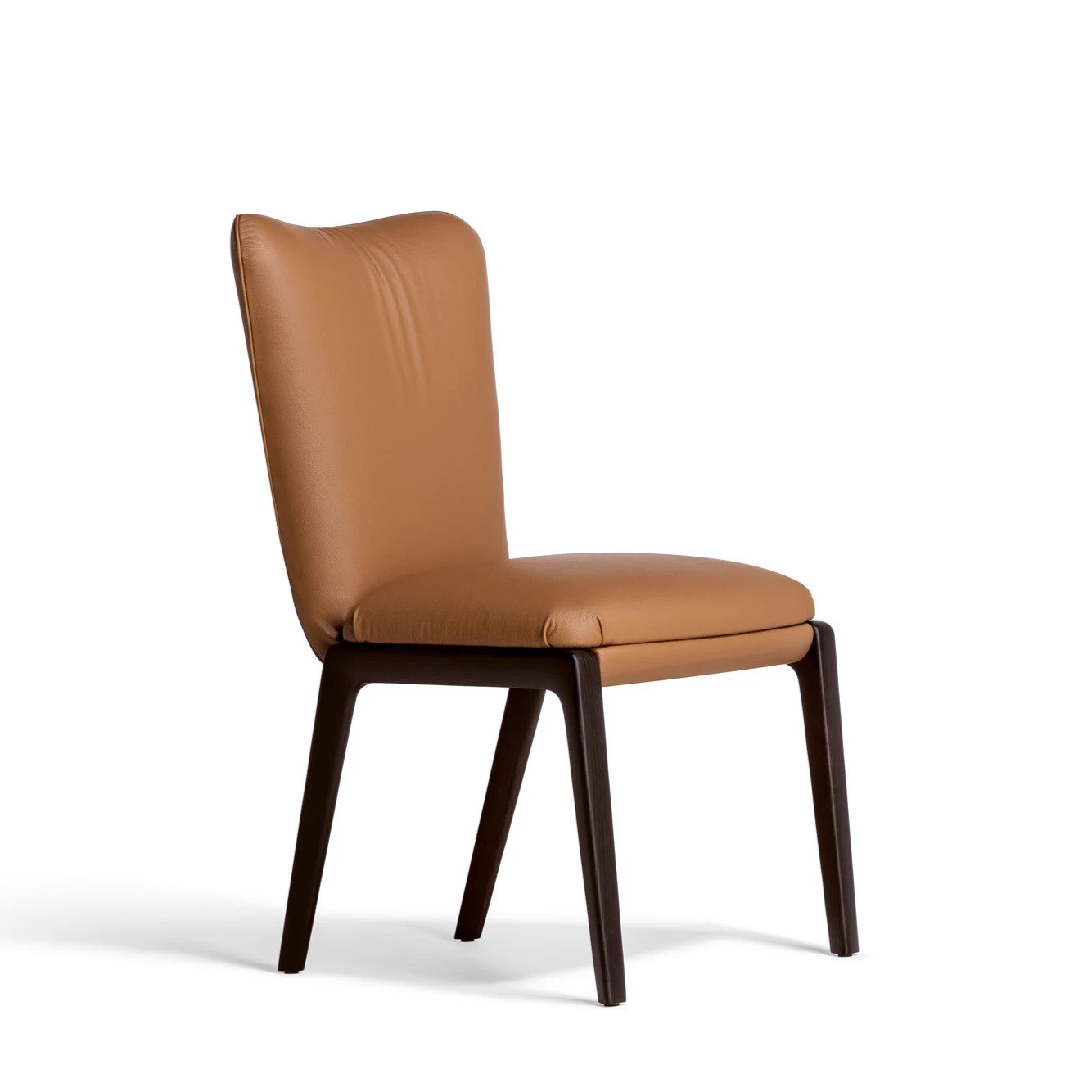 Каркас и наполнение: дерево. Современный дизайн Стул DUO Chair — Ceccotti, кожа