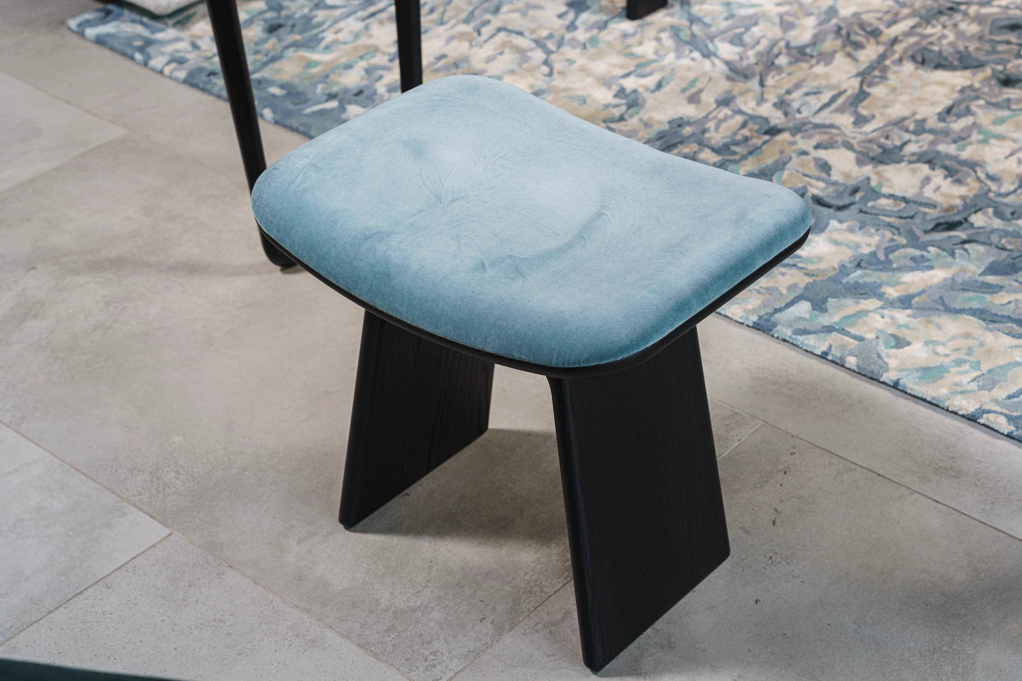 Пуф Duo Frassino wenge / Amazonie 042 — Ceccotti, ткань, фото 3