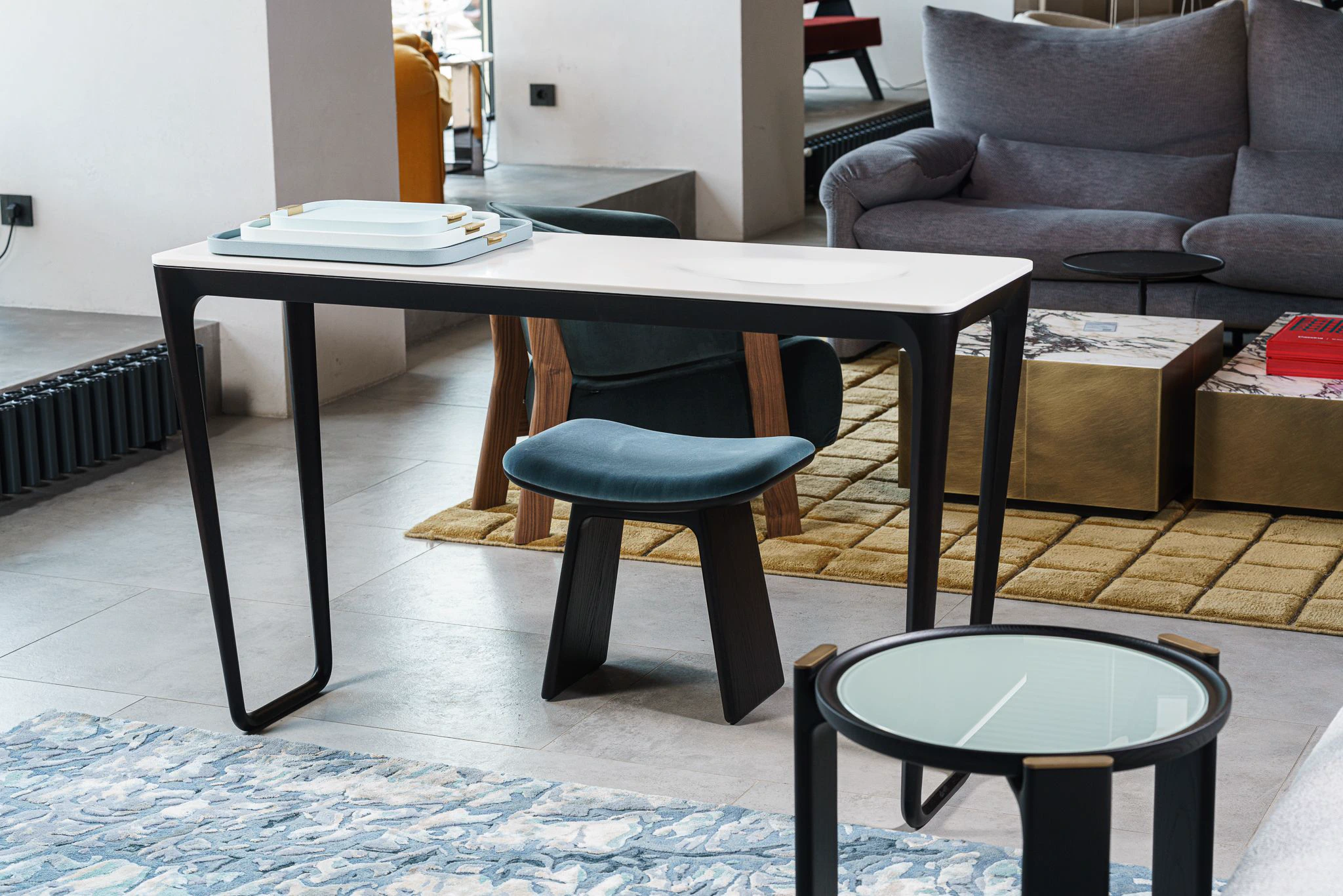 Пуф Duo Frassino wenge / Amazonie 042 — Ceccotti, ткань, фото 4