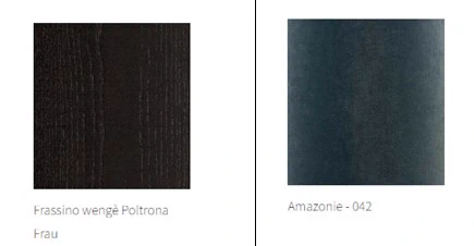Пуф Duo Frassino wenge / Amazonie 042 — Ceccotti, ткань, фото 6