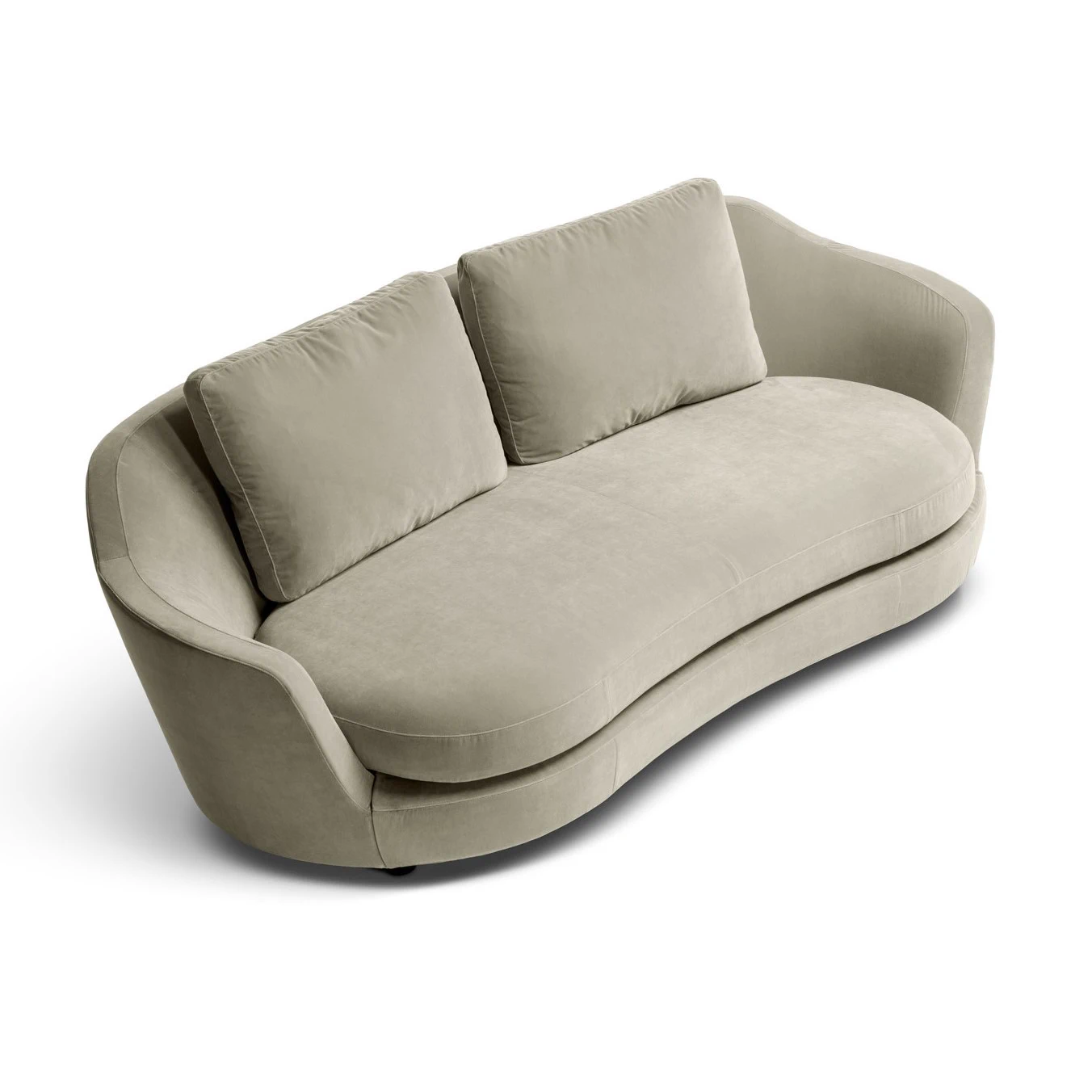 Каркас и наполнение: дерево. Современный дизайн Диван DUO Sofa — Ceccotti, кожа