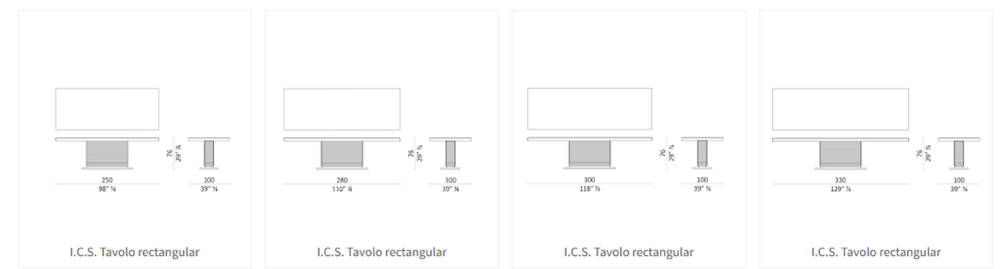 Стол I.C.S. Table — Ceccotti, дерево, фото 6