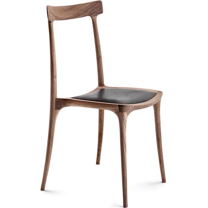 Каркас и наполнение: массив дерева. Современный дизайн Стул P.J.`s Chair — Ceccotti, кожа