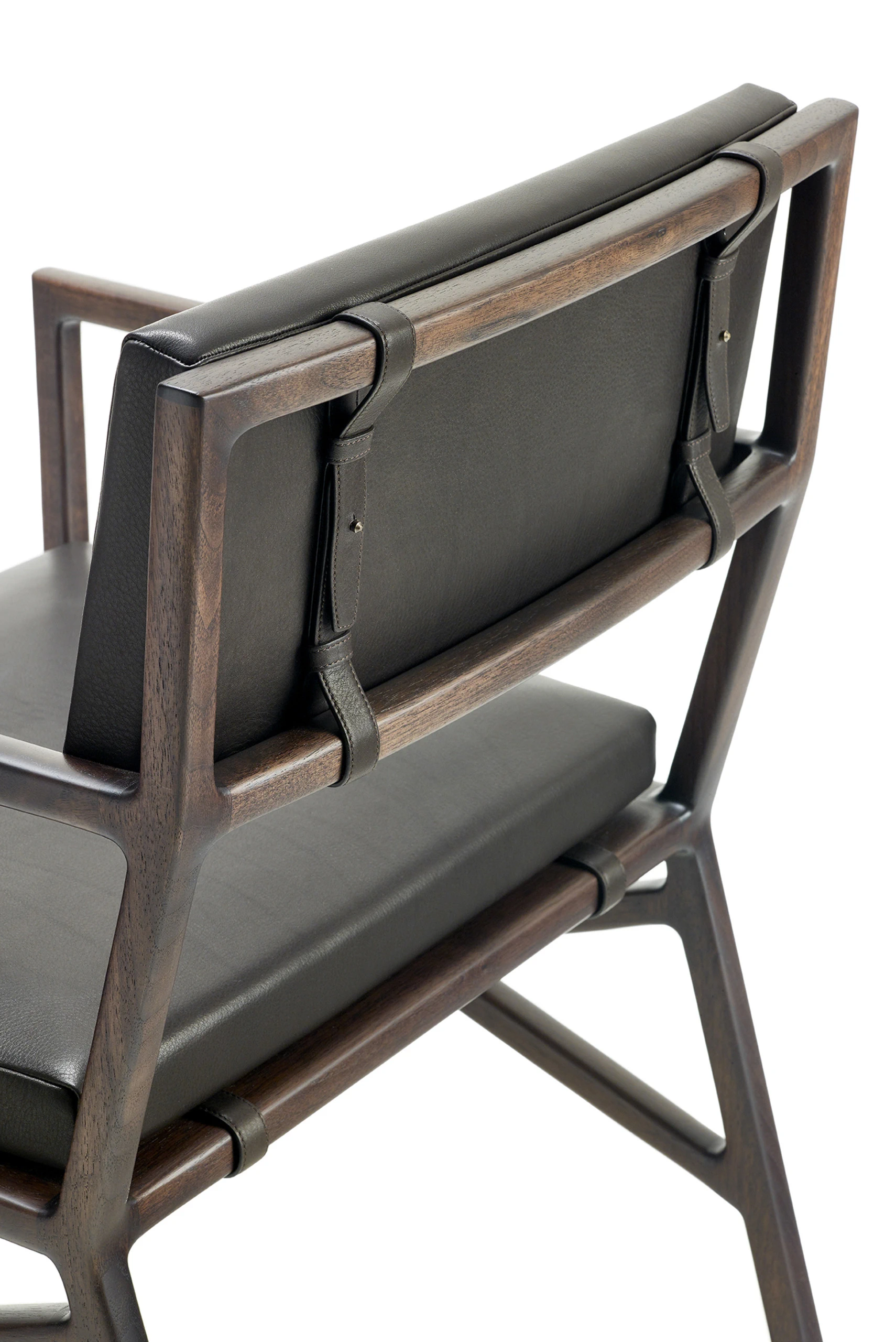 Стул с подлокотниками Teahouse Chair — Ceccotti, кожа, фото 3