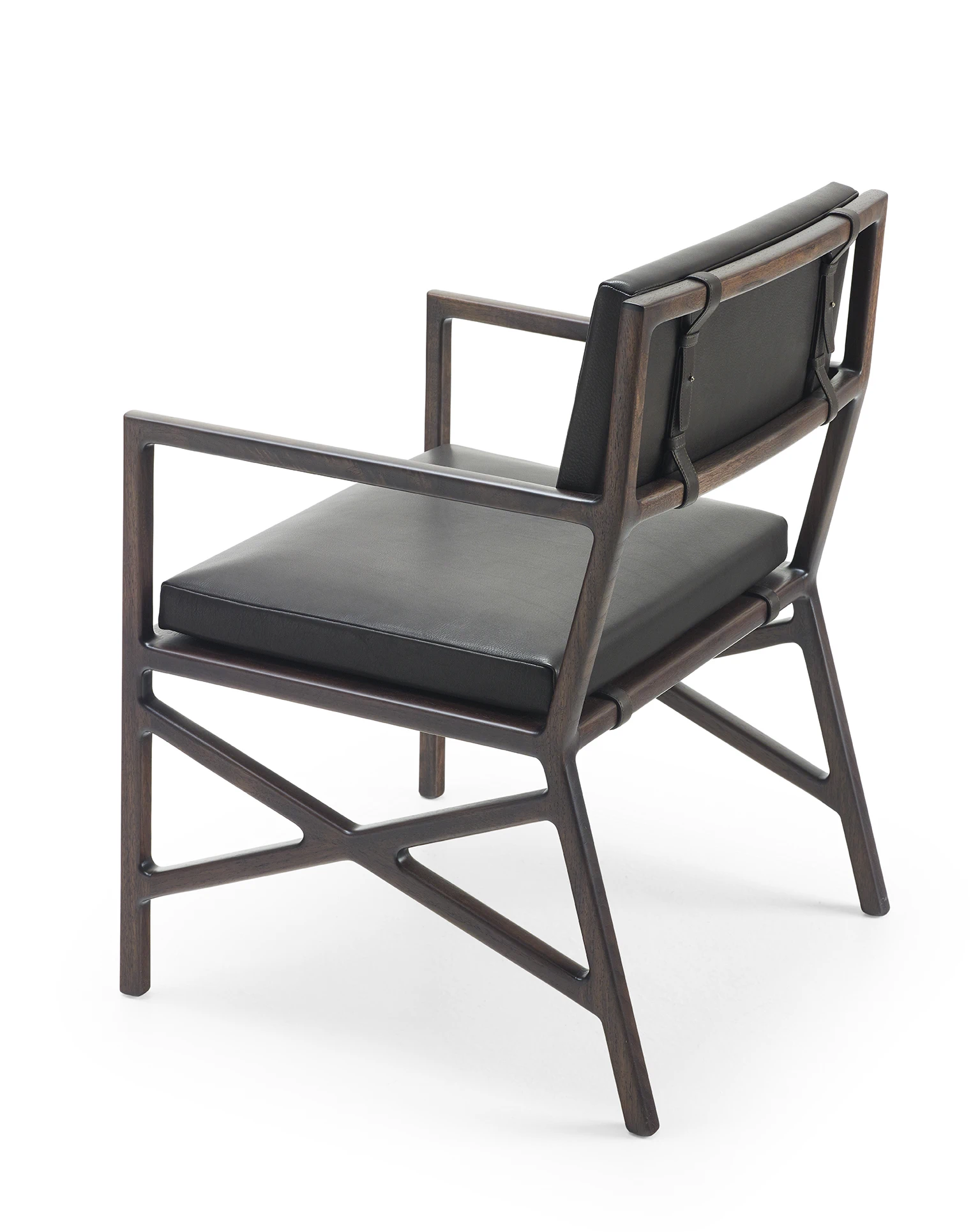 Стул с подлокотниками Teahouse Chair — Ceccotti, кожа, фото 4