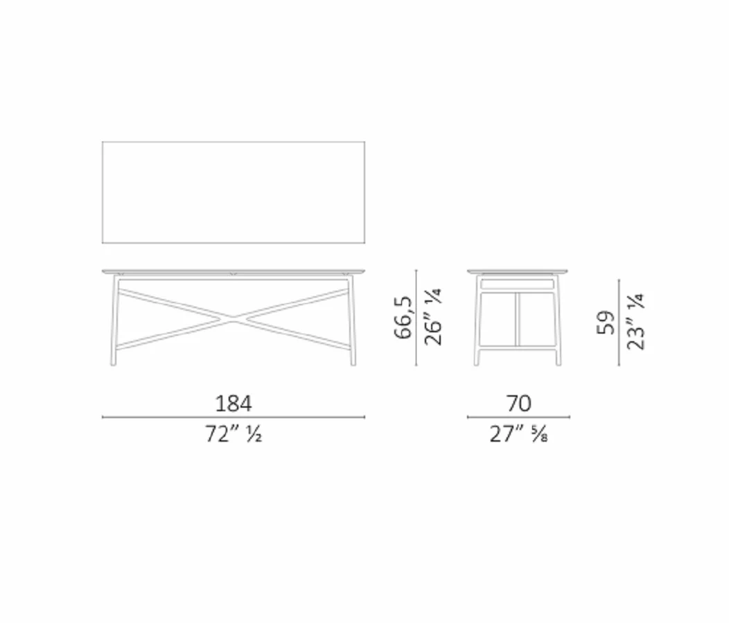 Стол Teahouse Table — Ceccotti, дерево, фото 5