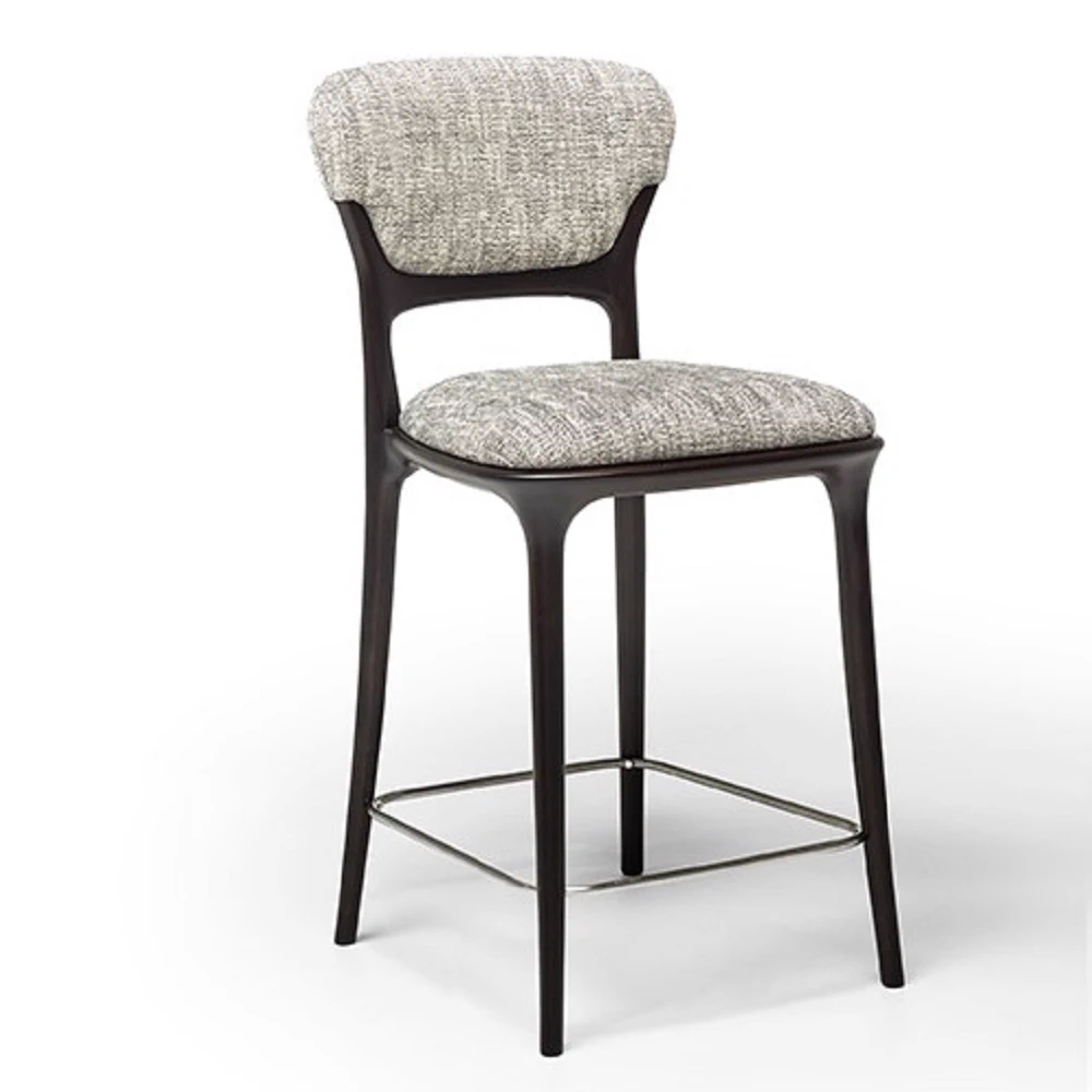 Барный стул Teresa Stool — Ceccotti, кожа, фото 3