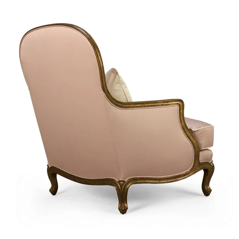 Каркас и наполнение: дерево, перо. Стиль ар-деко Кресло Champagne Bergere — Christopher Guy, текстиль, фото 3
