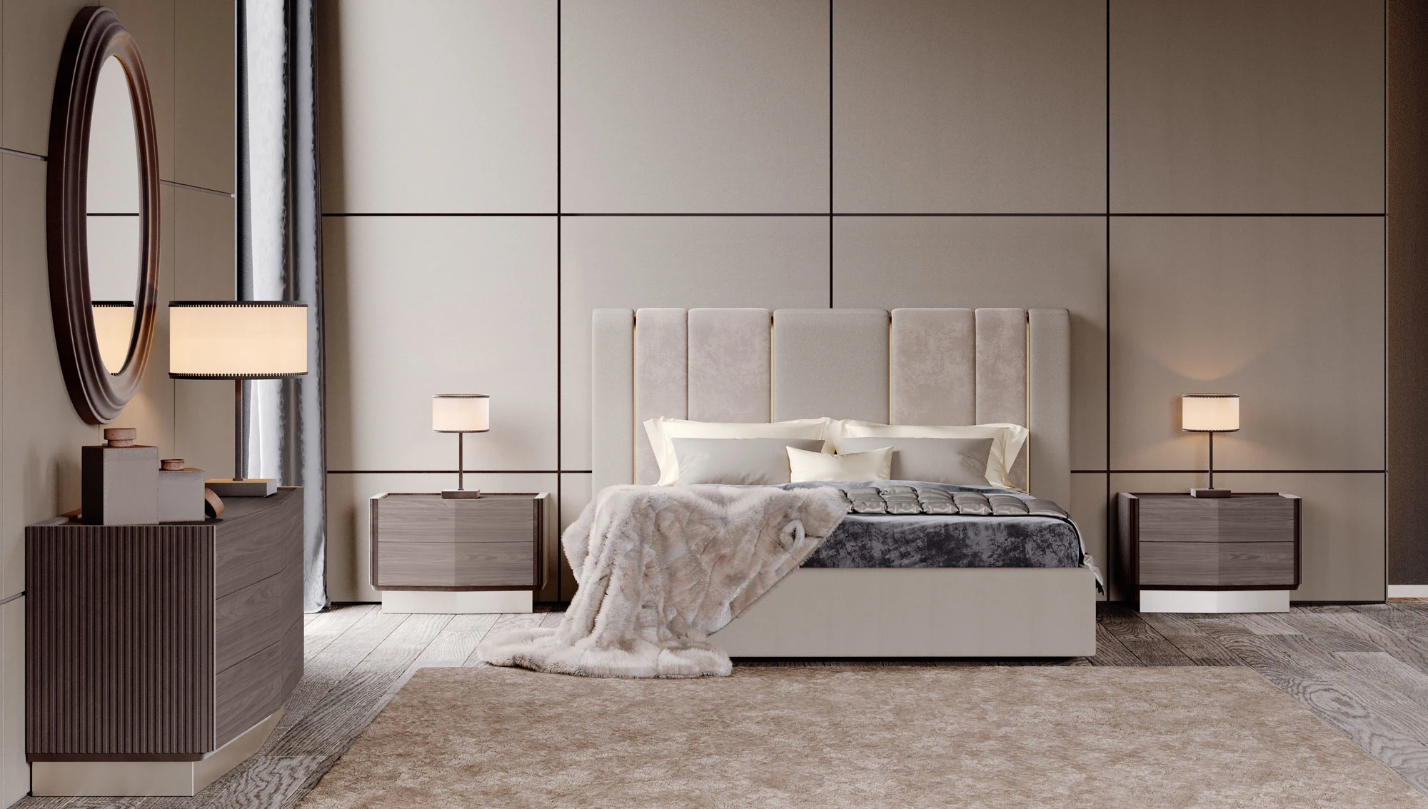Кровать Rubens — Corte Zari, кожа, фото 5