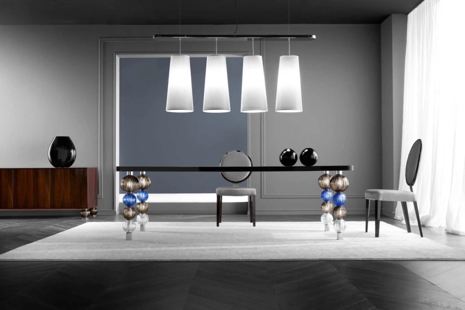 Стол Jewel — Costantini Pietro, стекло, фото 3