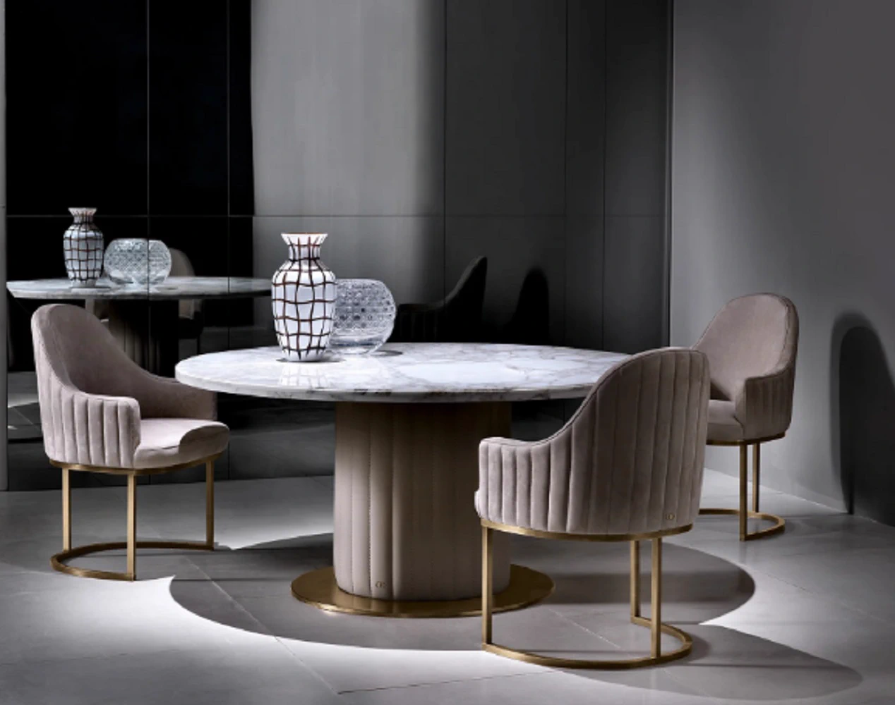 Стол Byron Round Table — Daytona, ткань, фото 3