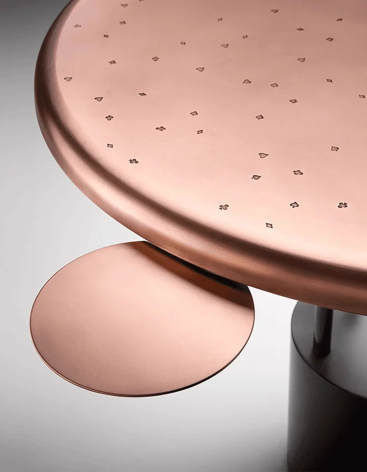Стол Buracco Table & Pouf — De Castelli, металл, фото 4