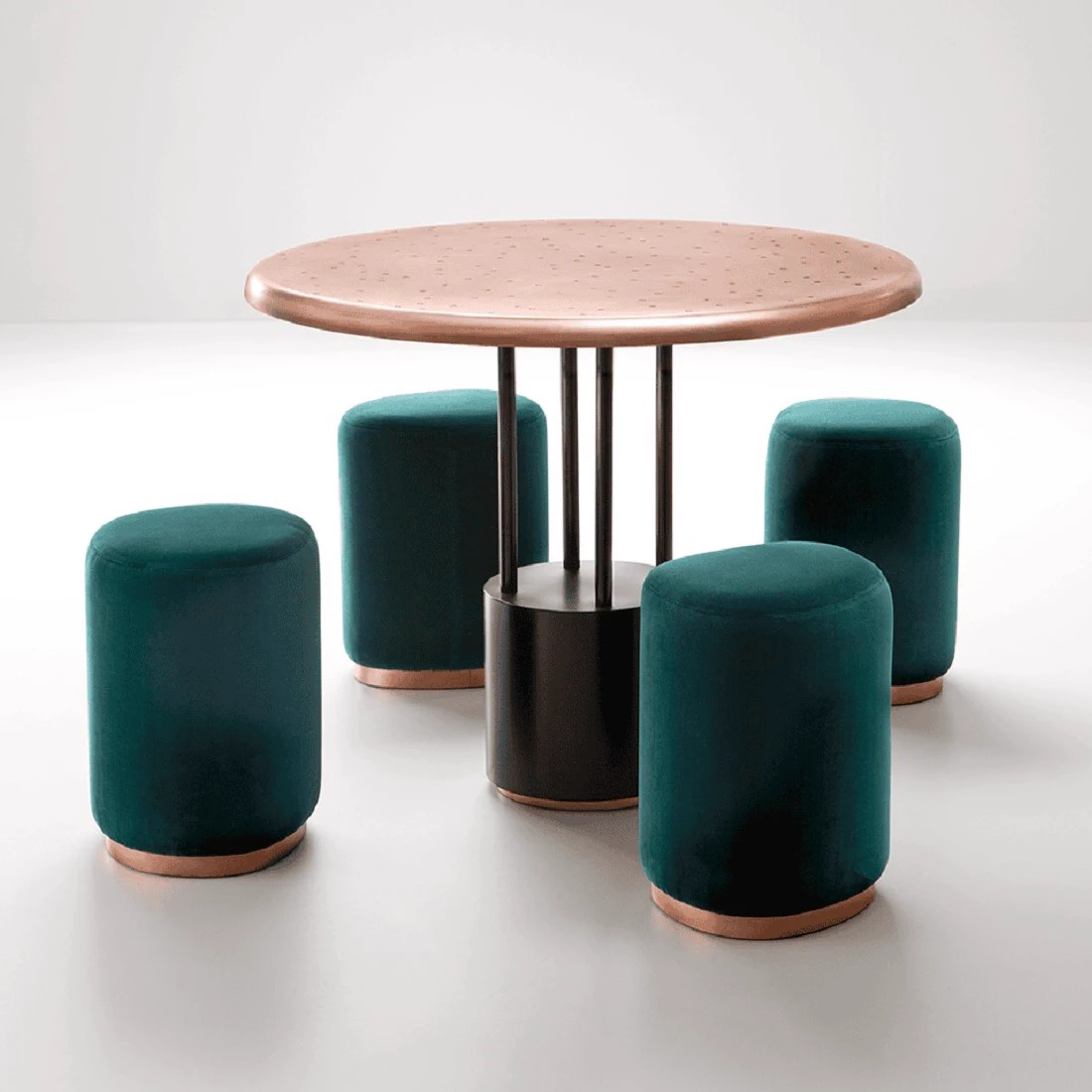 Стол Buracco Table & Pouf — De Castelli, металл