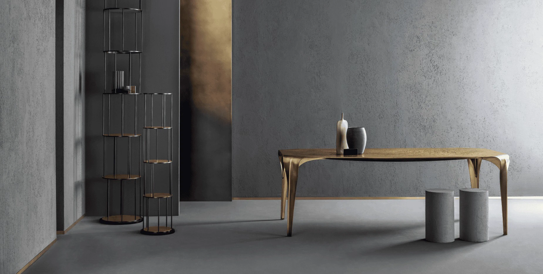 Стол Convivium Table — De Castelli, металл, фото 5