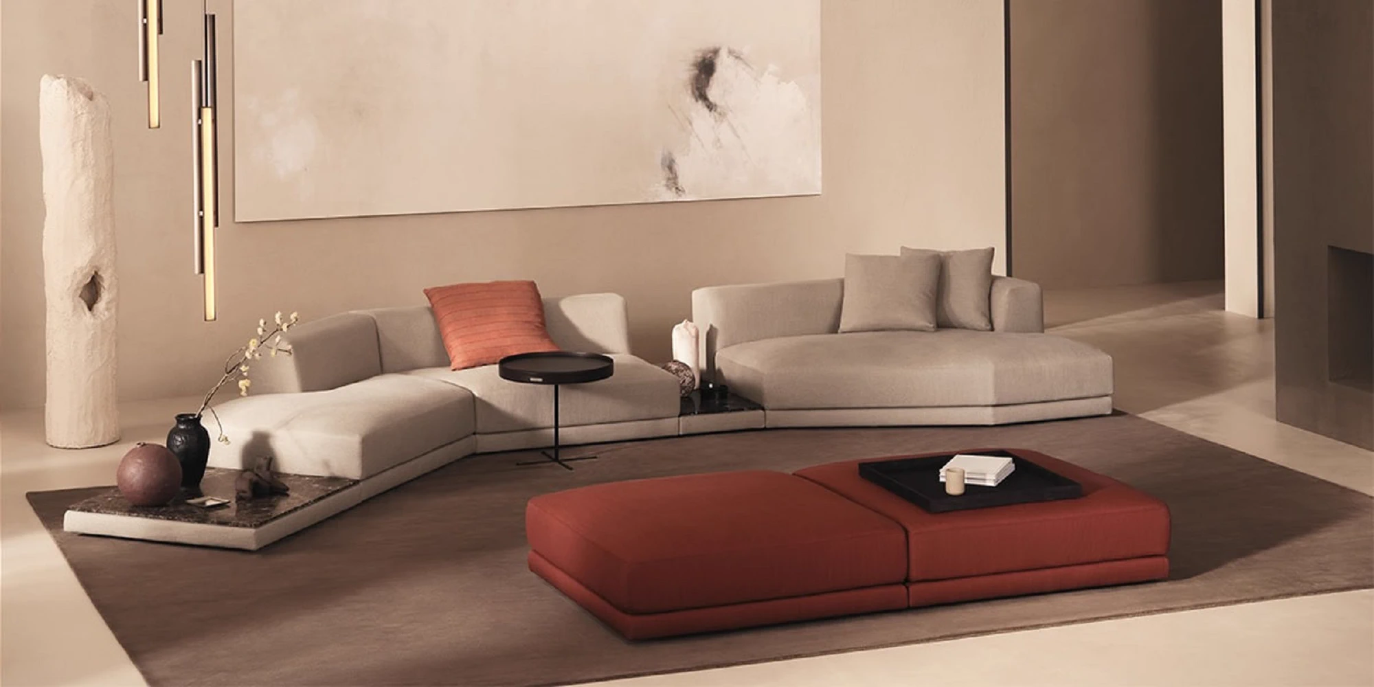 Современный дизайн Диван Alberese XL — De Padova, кожа, фото 5