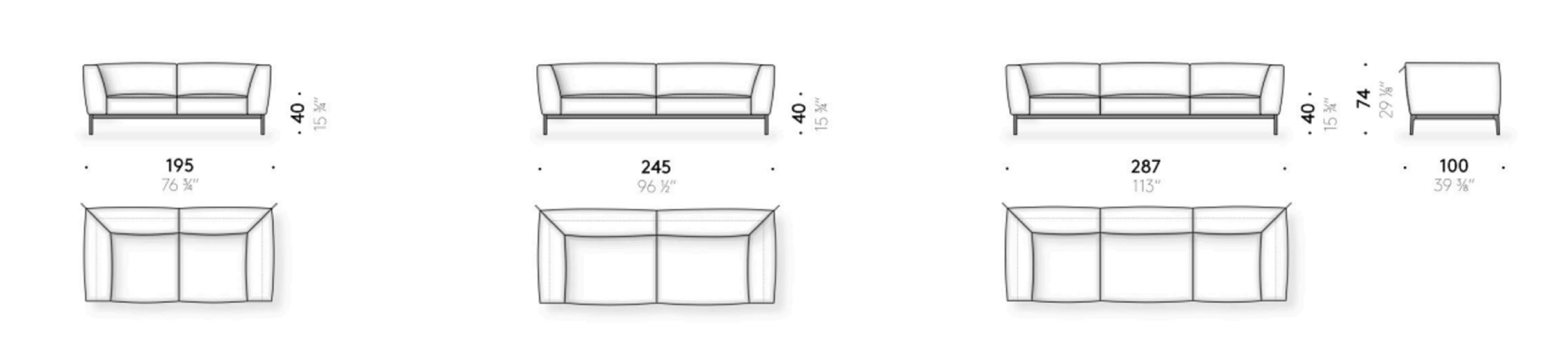 Диван Everyday Life Modular Sofa — De Padova, кожа, фото 5