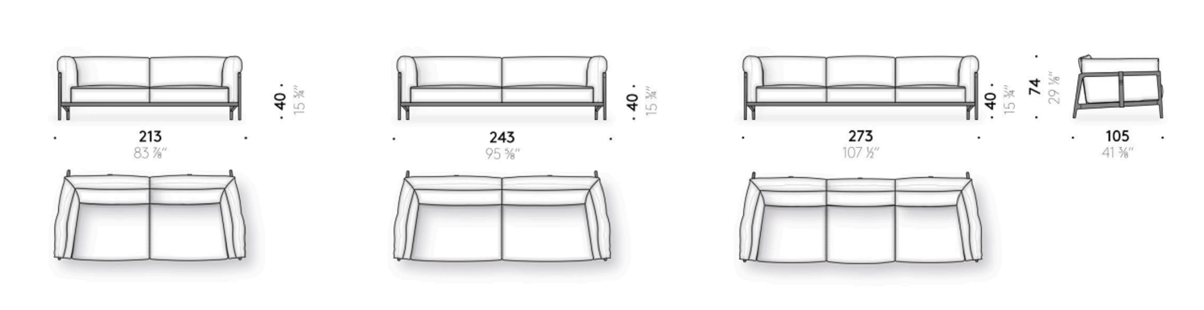 Диван Everyday Life Sofa — De Padova, кожа, фото 5