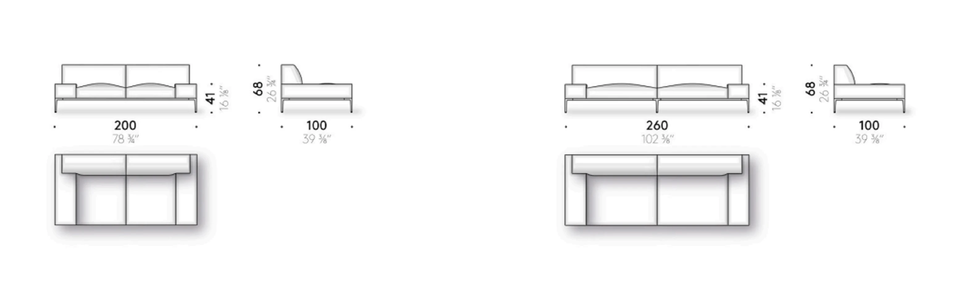 Диван Horizontal Sofa Edition — De Padova, кожа, фото 6