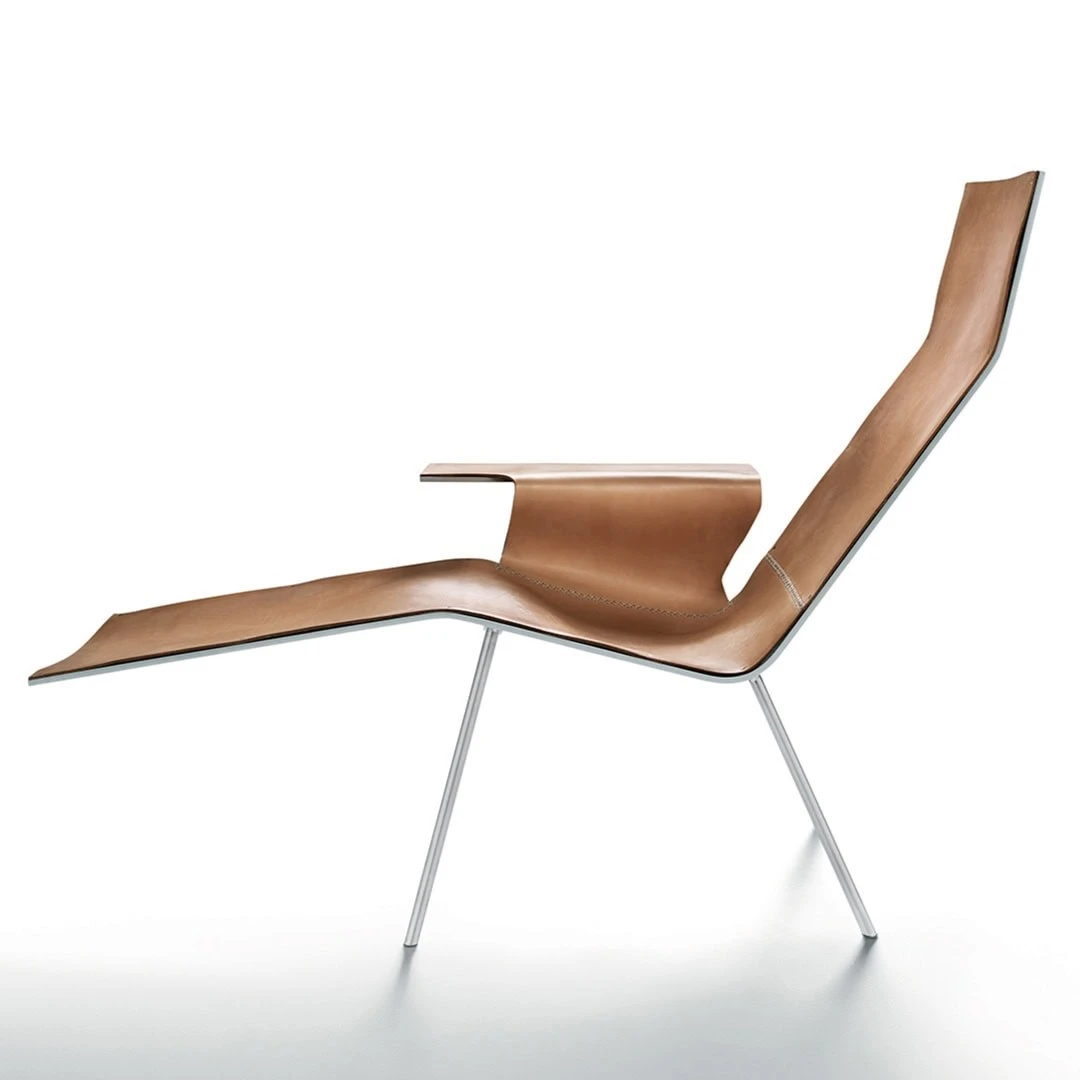 Кресло Leather Low Chair LL04 — De Padova, кожа, фото 3