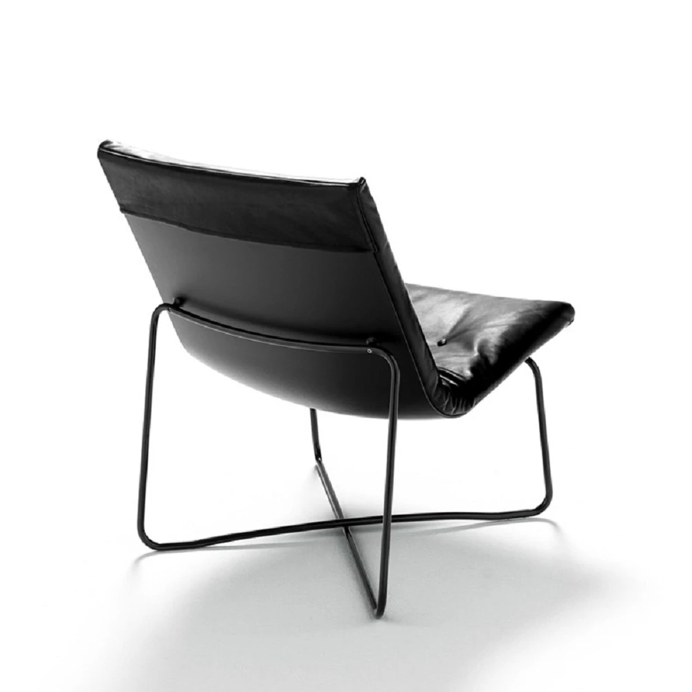 Кресло Low Chair LC03 — De Padova, кожа, фото 3