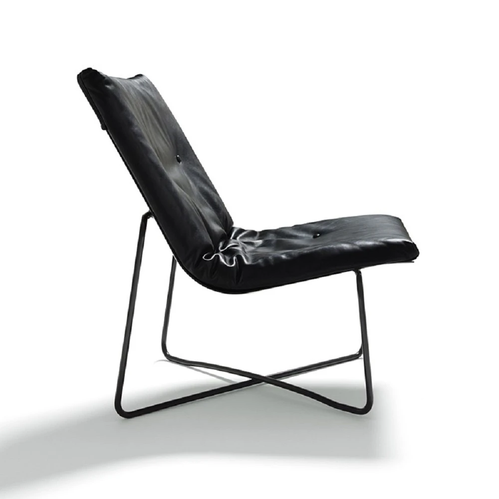 Кресло Low Chair LC03 — De Padova, кожа, фото 4