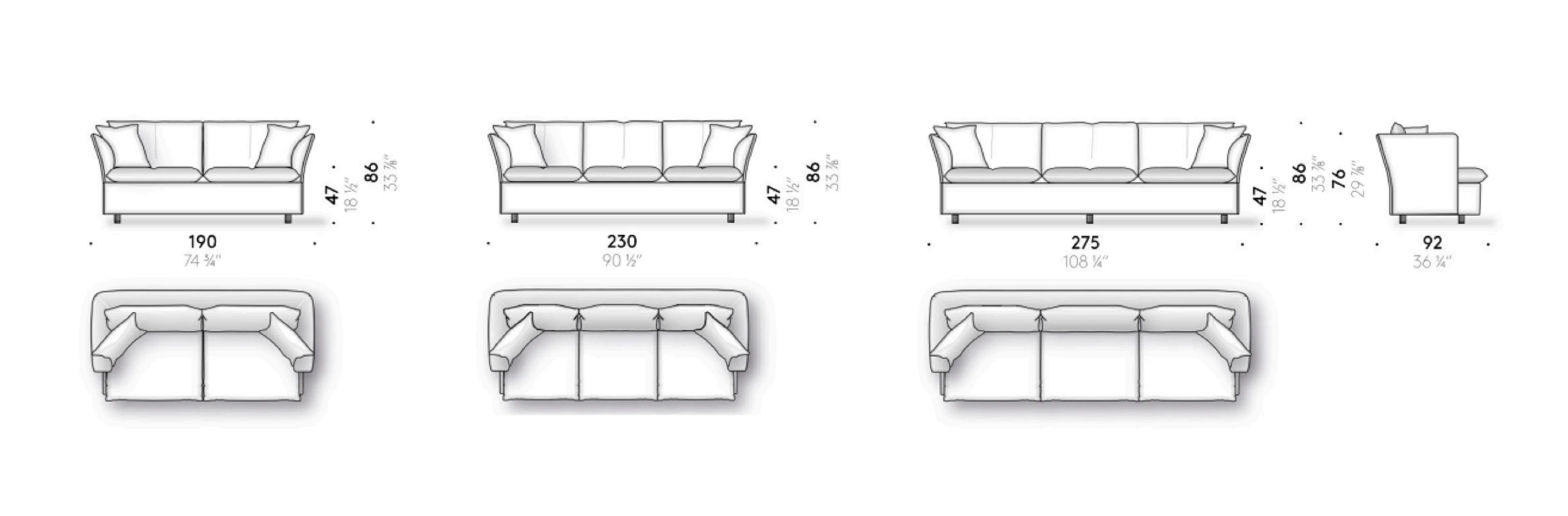 Диван Pillow — De Padova, кожа, фото 4
