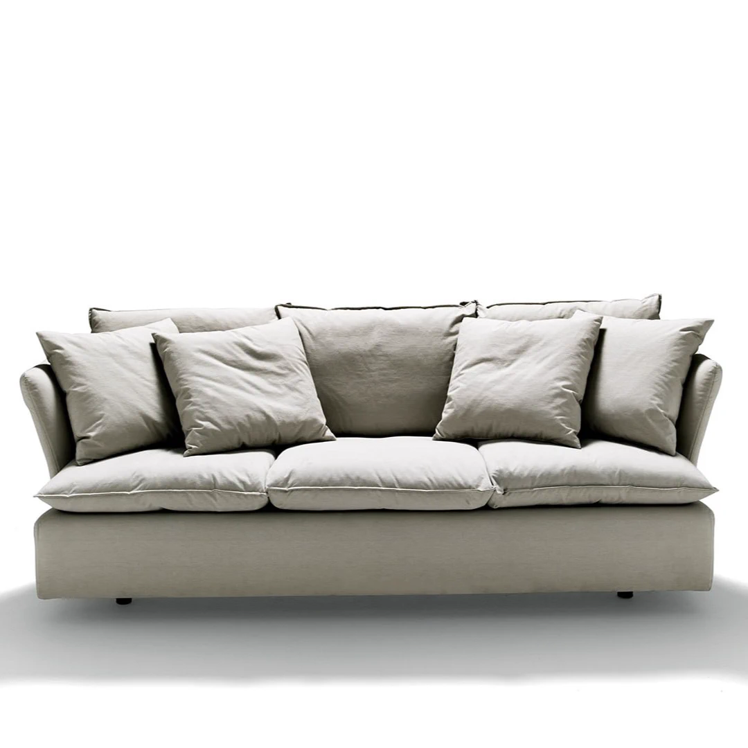 Каркас и наполнение: сталь. Современный дизайн Диван Pillow — De Padova, кожа