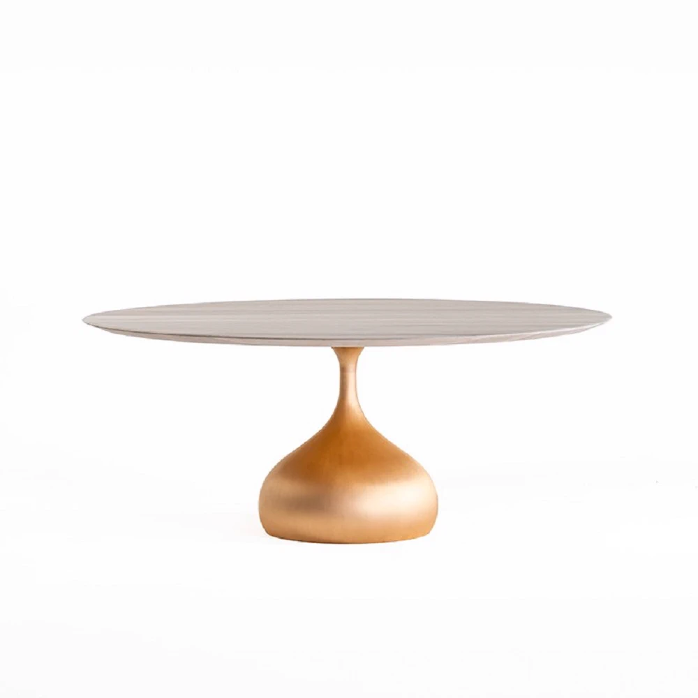 Стол Raindrops Bronze Casting Table — De Padova, мрамор