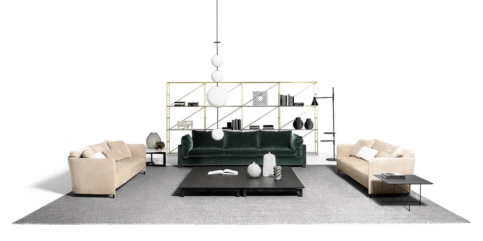 Диван Square Lounge — De Padova, кожа, фото 2