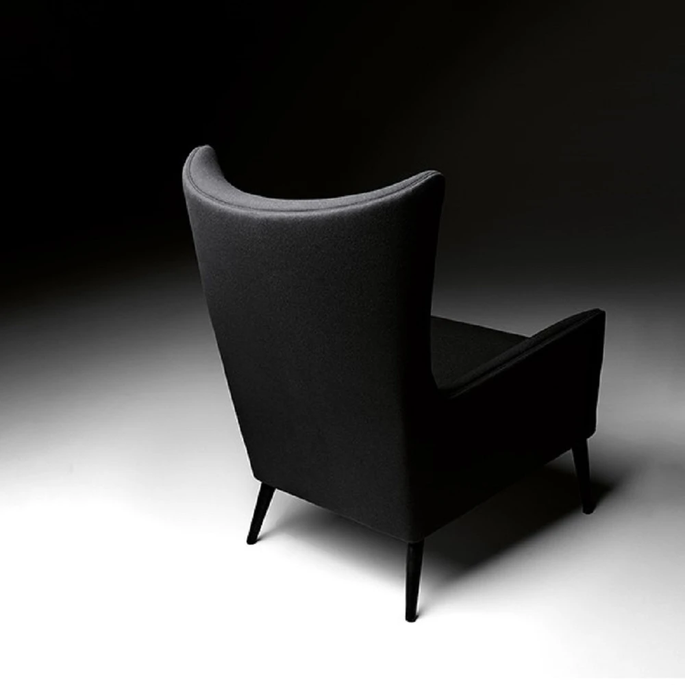 Кресло с пуфом Wingback — De Padova, кожа, фото 3