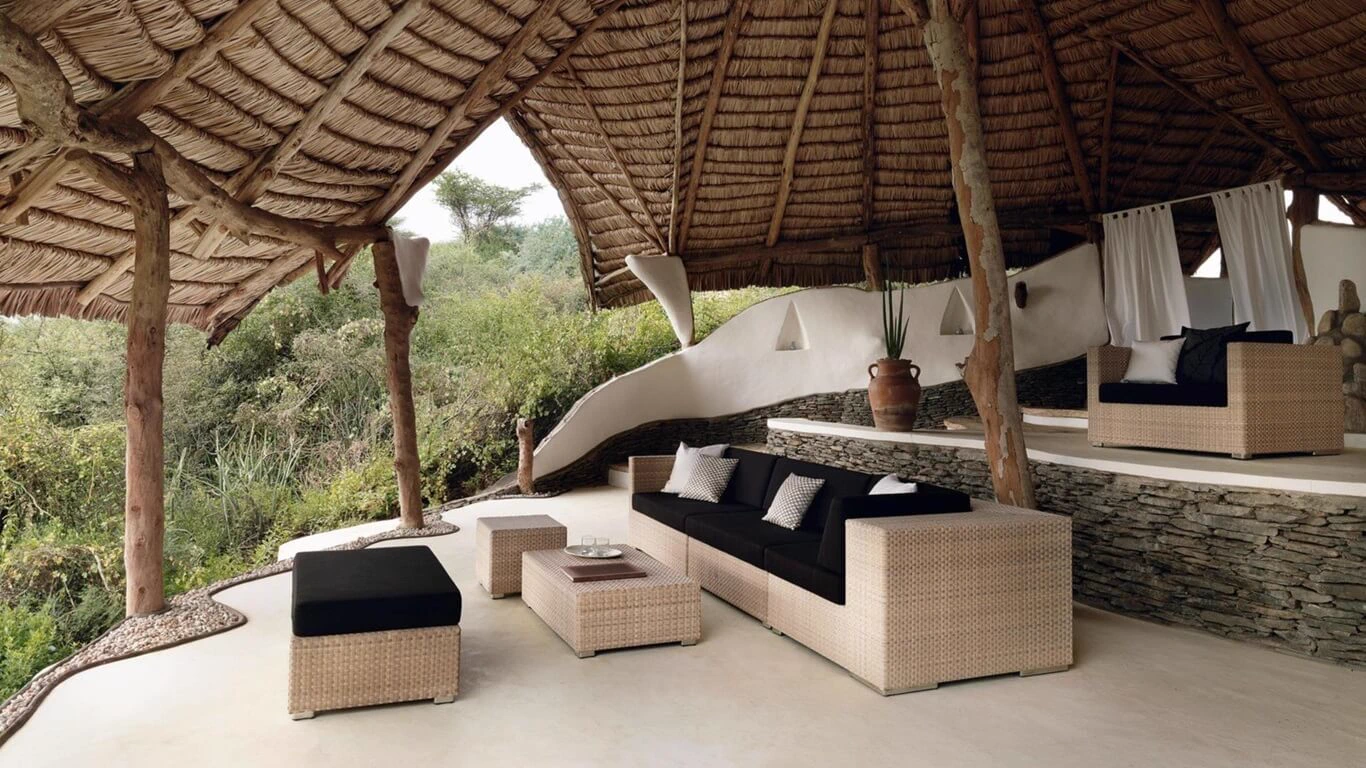 Пуф Lounge — Dedon, текстиль, фото 3