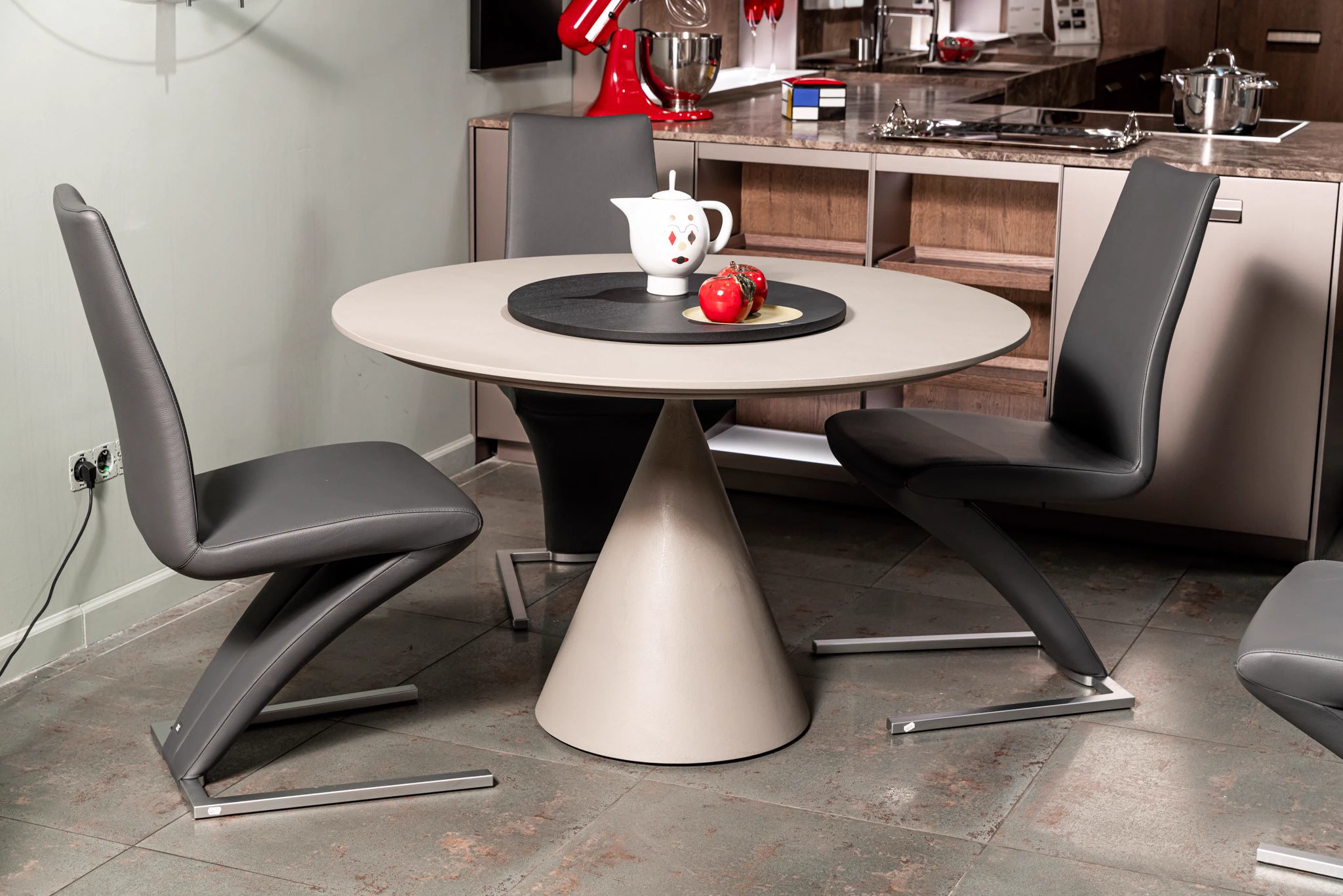 Стол Clay 120 Cemento Grigio Luna — Desalto, фото 4